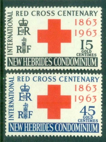 New Hebrides (Br) 1963 Red Cross Centenary