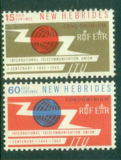 New Hebrides (Br) 1965 ITU Centenary