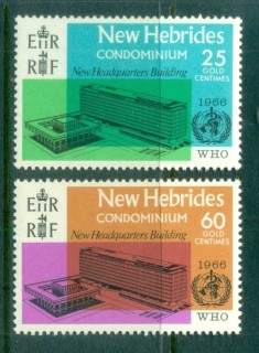 New Hebrides (Br) 1966 WHO World Health Organisation Headquarters