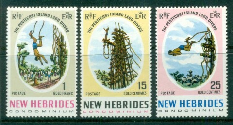 New Hebrides (Br) 1969 Land Divers of Pentecost