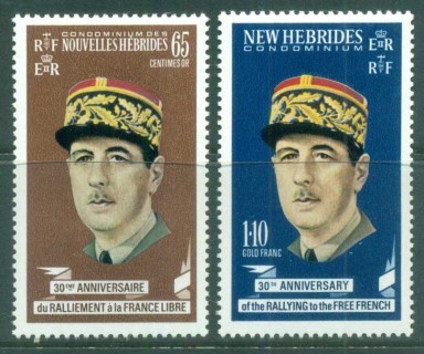 New Hebrides (Br) 1970 Charles de Gaulle