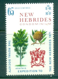 New Hebrides (Br) 1971 Royal Society of London