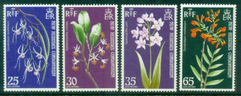 New Hebrides (Br) 1973 Flowers, Orchids