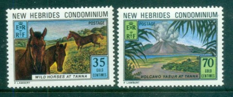 New Hebrides (Br) 1973 Tana Is, Volcano, Wild Horses