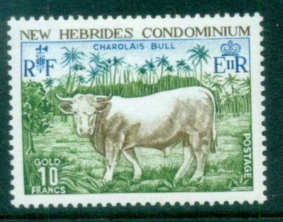 New Hebrides (Br) 1975 Charolais Bull