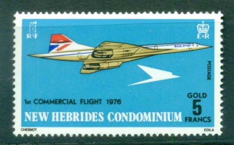 New Hebrides (Br) 1976 Concorde