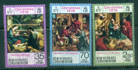 New Hebrides (Br) 1976 Xmas