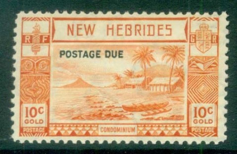 New Hebrides (Br) 1938 Postage Dues Opts 10c