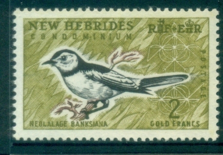 New Hebrides (Br) 1963-67 Birds 2fr