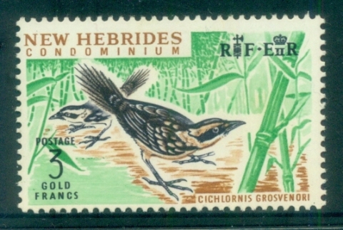 New Hebrides (Br) 1963-67 Birds 3fr