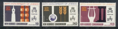 New-Hebrides-Br-1966-UNESCO-20th-Anniversary-MUH