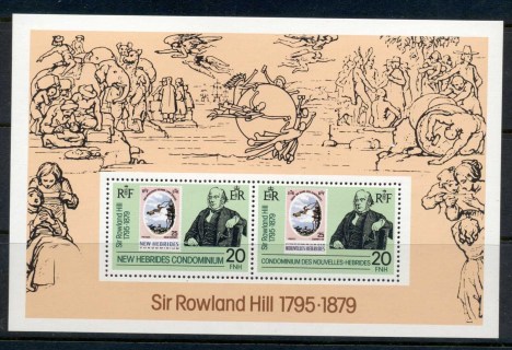 New-Hebrides-Br-1979-Sir-Rowland-Hill-Death-Centenary-MS-MUH