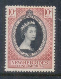 New-Hebridies-Br-1953-QEII-Coronation-FU