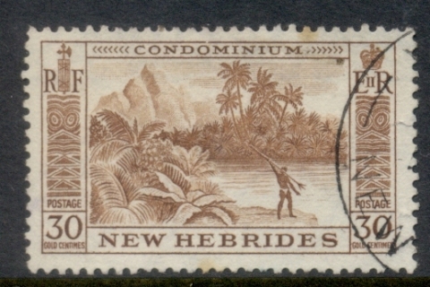 New Hebrides (Br) 1957 Pictorial View 30c