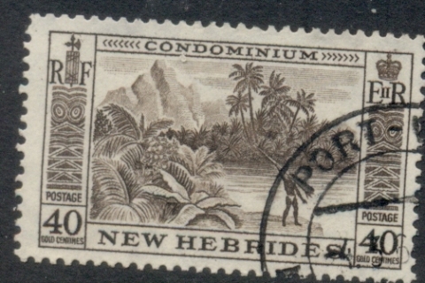 New Hebrides (Br) 1957 Pictorial View 40c