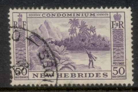 New Hebrides (Br) 1957 Pictorial View 50c