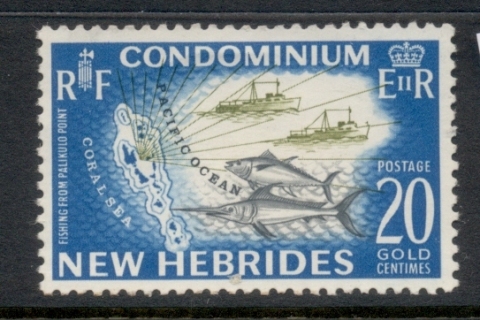 New Hebrides (Br) 1963-67 Pictorial 20c