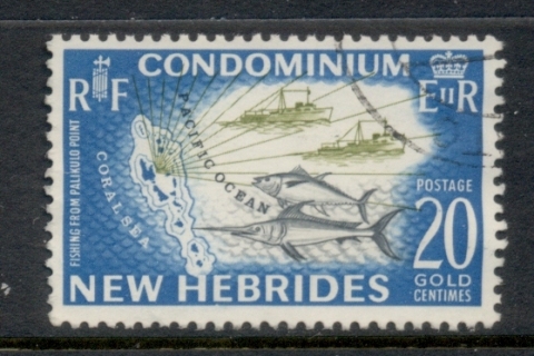 New Hebrides (Br) 1963-67 Pictorial 20c