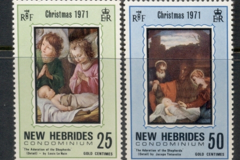 New Hebrides (Br) 1971 Xmas