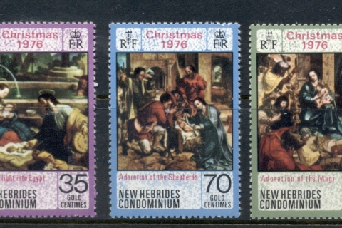 New Hebrides (Br) 1976 Xmas