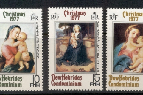 New Hebrides (Br) 1977 Xmas