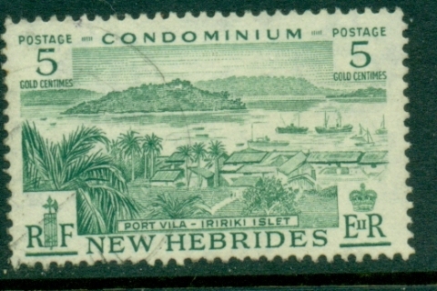 New Hebrides (Br) 1957 Pictorial 5c