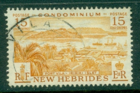 New Hebrides (Br) 1957 Pictorial 15c
