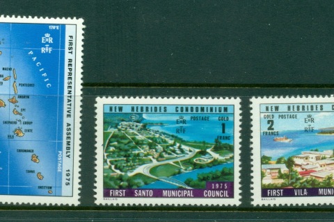 New Hebrides (Br) 1975 First representative Assembly