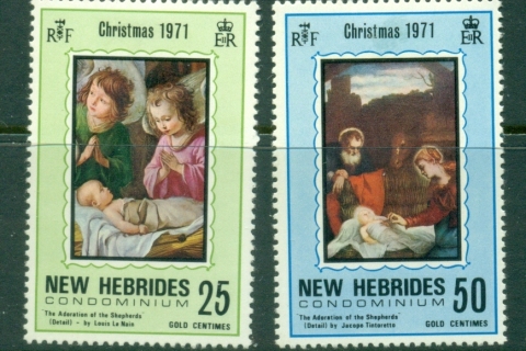 New Hebrides (Br) 1971 Xmas