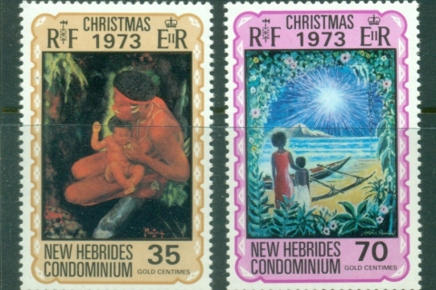 New Hebrides (Br) 1973 Xmas