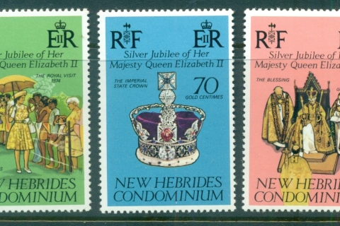 New Hebrides (Br) 1977 QEII Silver Jubilee