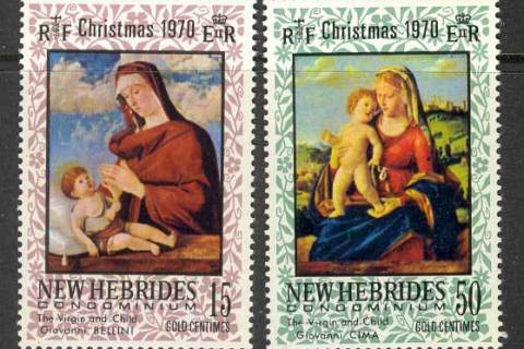 New Hebrides (Br) 1970 Xmas