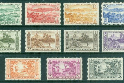 New Hebrides (Br) 1957 Pictorials