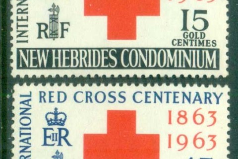 New Hebrides (Br) 1963 Red Cross Centenary