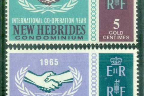 New Hebrides (Br) 1965 ICY International Cooperation Year