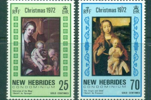 New Hebrides (Br) 1972 Xmas Nativity