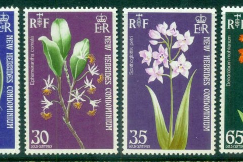 New Hebrides (Br) 1973 Flowers, Orchids