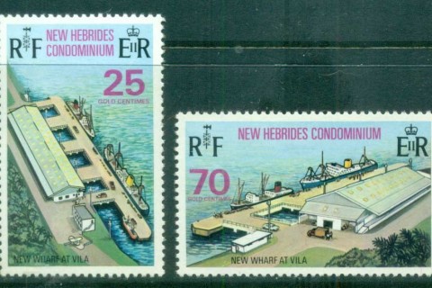 New Hebrides (Br) 1973 New Wharf Vila