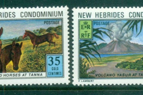 New Hebrides (Br) 1973 Tana Is, Volcano, Wild Horses