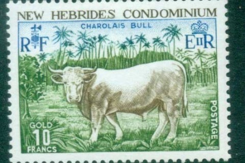 New Hebrides (Br) 1975 Charolais Bull