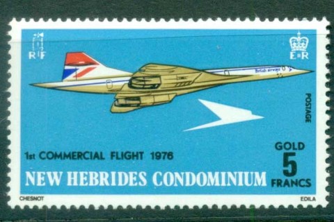 New Hebrides (Br) 1976 Concorde