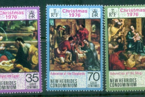 New Hebrides (Br) 1976 Xmas