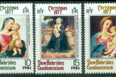 New Hebrides (Br) 1977 Xmas