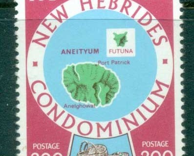 New Hebrides (Br) 1978 Island Maps 200 fr