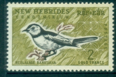 New Hebrides (Br) 1963-67 Birds 2fr