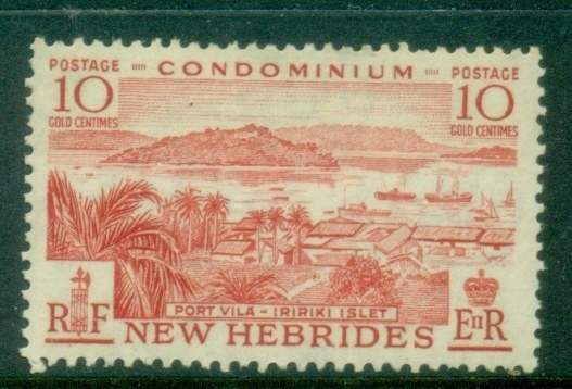 New-Hebrides-Br-1957-Views-10c-MUH