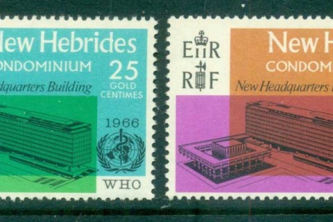 New-Hebrides-Br-1966-WHO-World-Health-Organisation-Headquarters