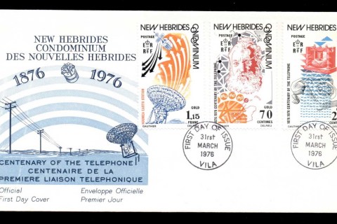 New-Hebrides-Br-1976-Telephone-Centenary