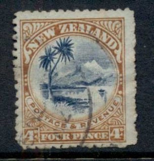 New-Zealand-1899-1900-Pictorial-Lake-Taupo-4d-FU