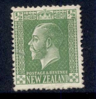 New-Zealand-1914-KGV-Portrait-1-2d-green-MNG